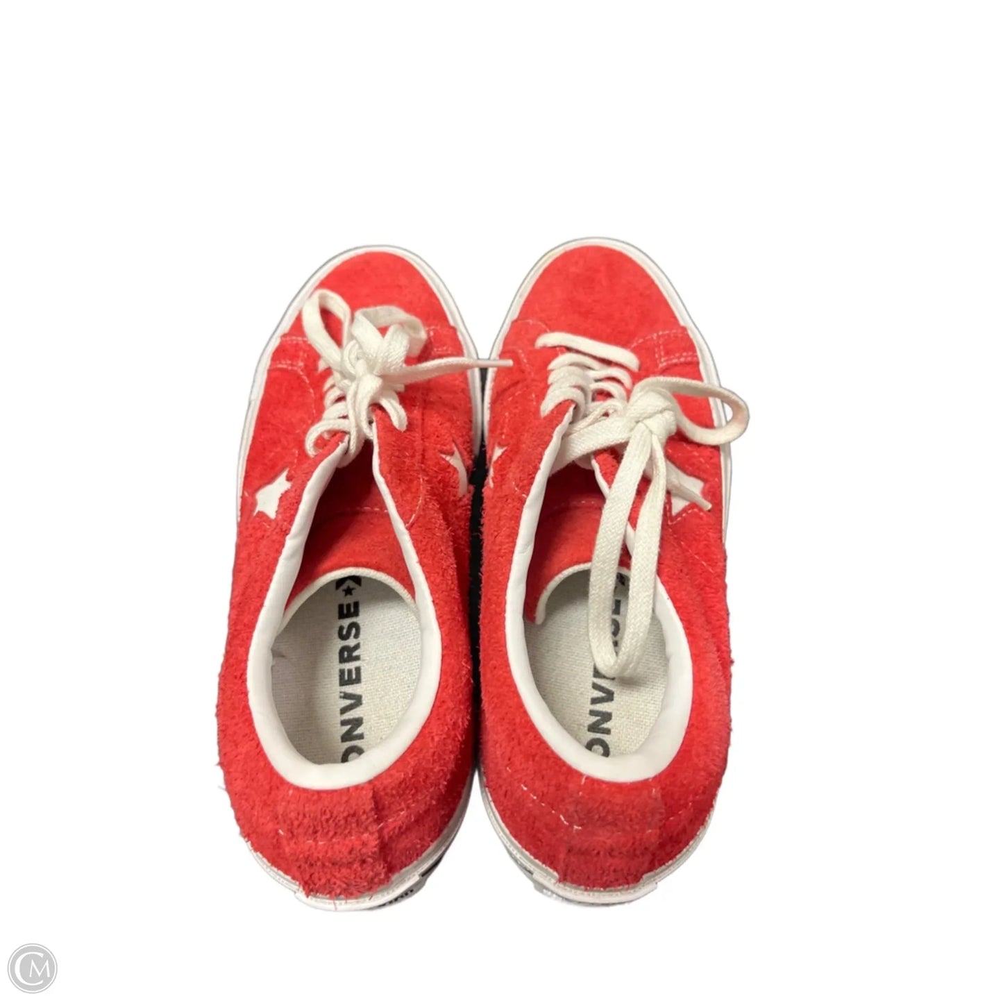 Shoes Sneakers By Converse In Red & White, Size: 6