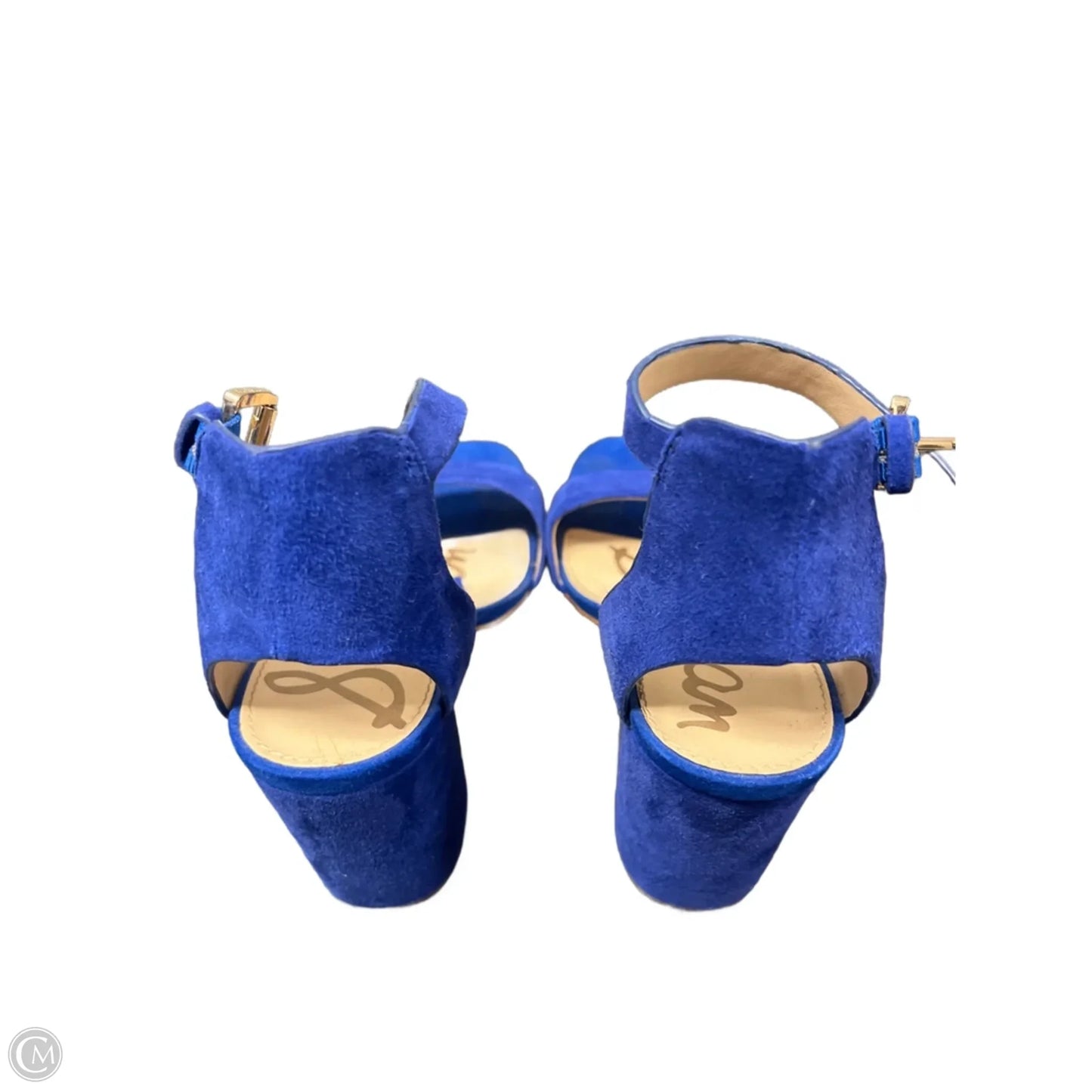 Sandals Heels Block By Sam Edelman In Blue, Size: 7.5