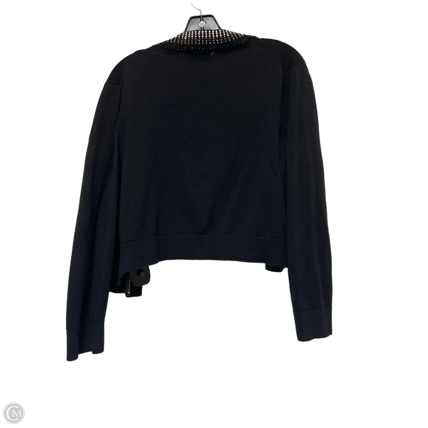Top Long Sleeve By Calvin Klein In Black, Size: Xl