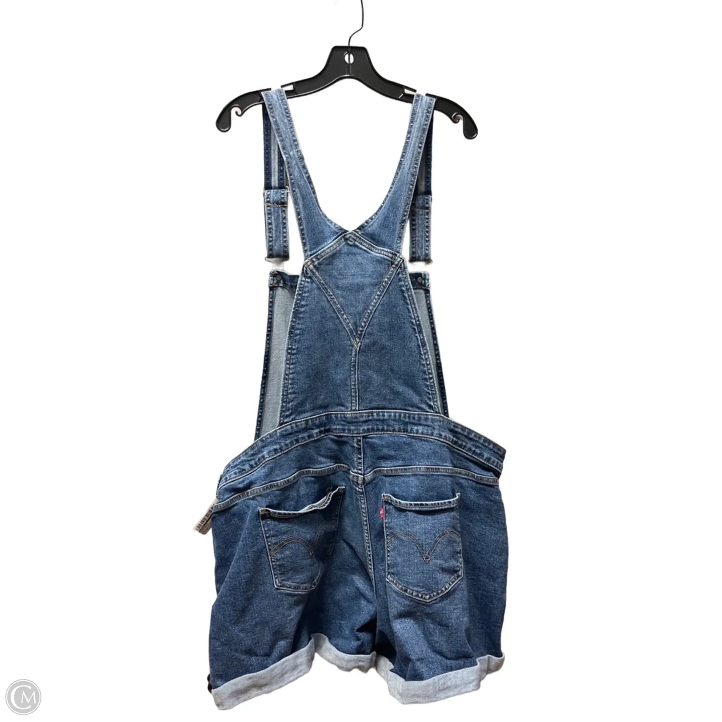 Shortalls By Levis In Blue Denim, Size: 3x