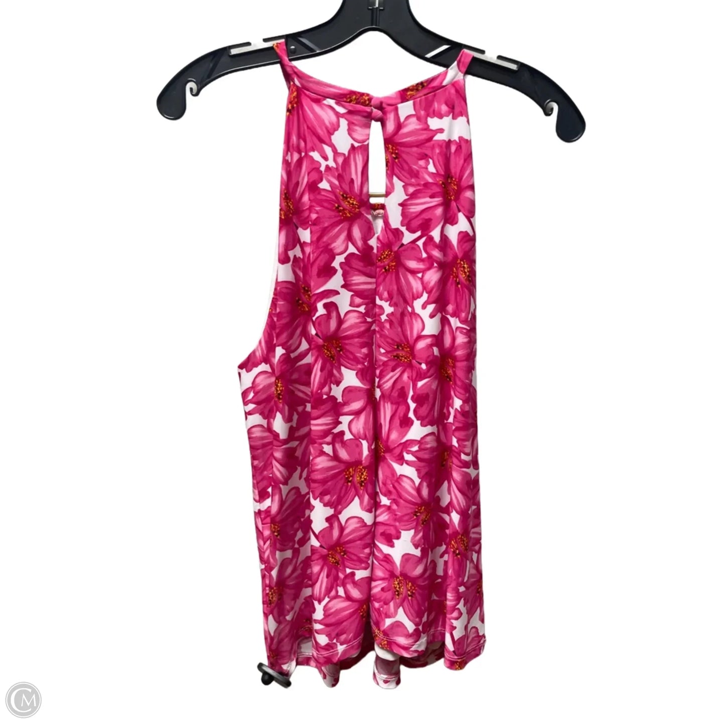 Top Sleeveless By Inc In Floral Print, Size: L