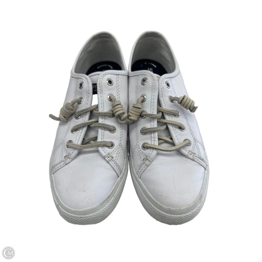 Shoes Flats By Sperry In White, Size: 8.5