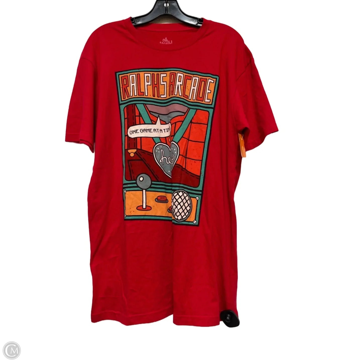 Top Short Sleeve Basic By Clothes Mentor In Red, Size: L