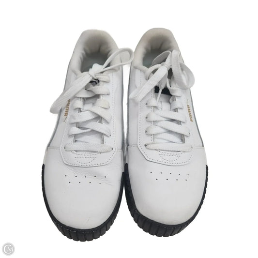 Shoes Sneakers By Puma In Black & White, Size: 7