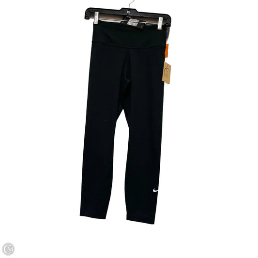 Athletic Leggings By Nike In Black, Size: Xs