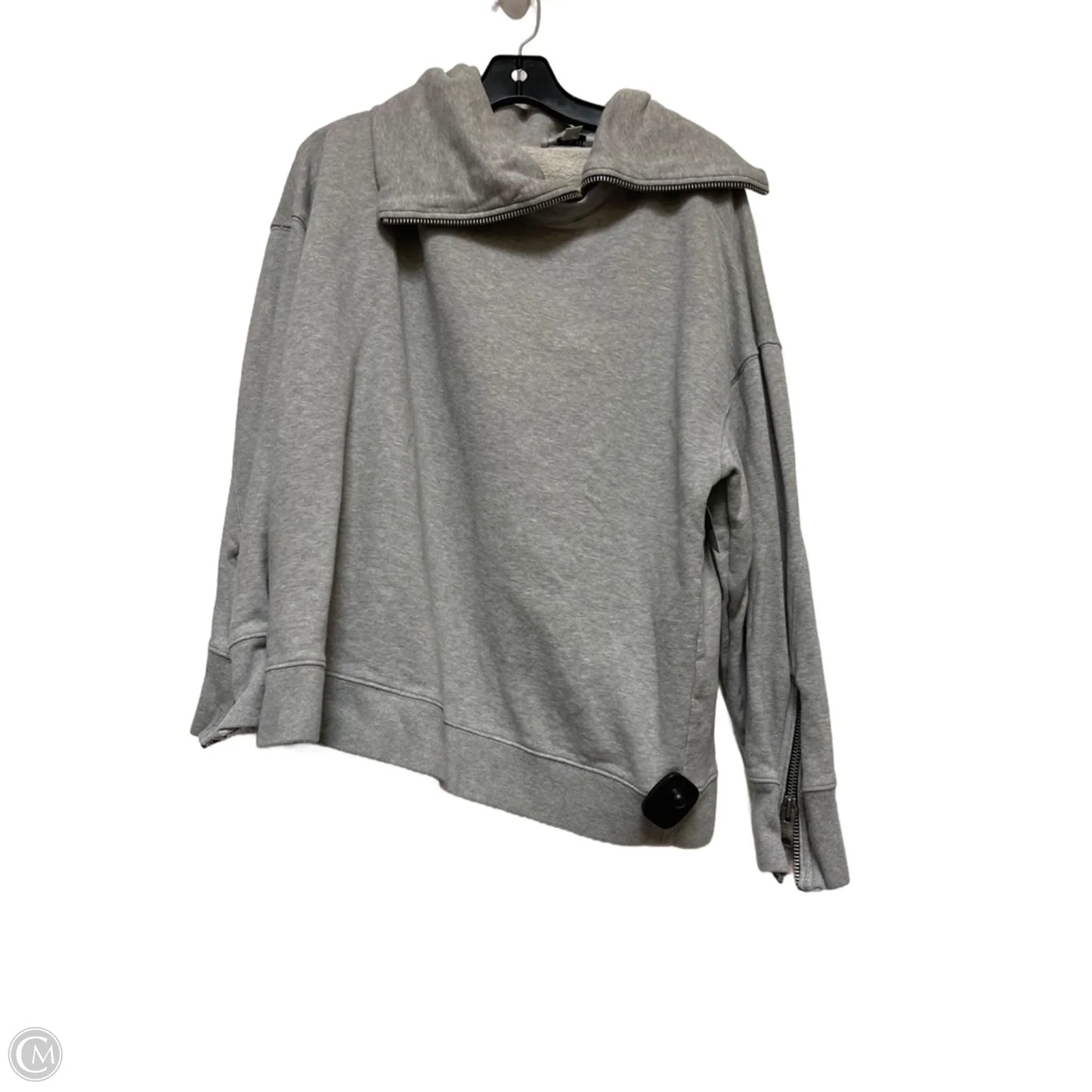 Top Long Sleeve Designer By All Saints In Grey, Size: M