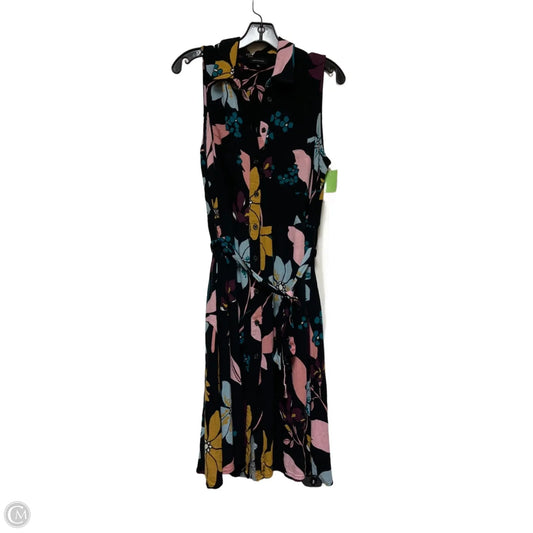 Dress Casual Midi By Who What Wear In Floral Print, Size: L