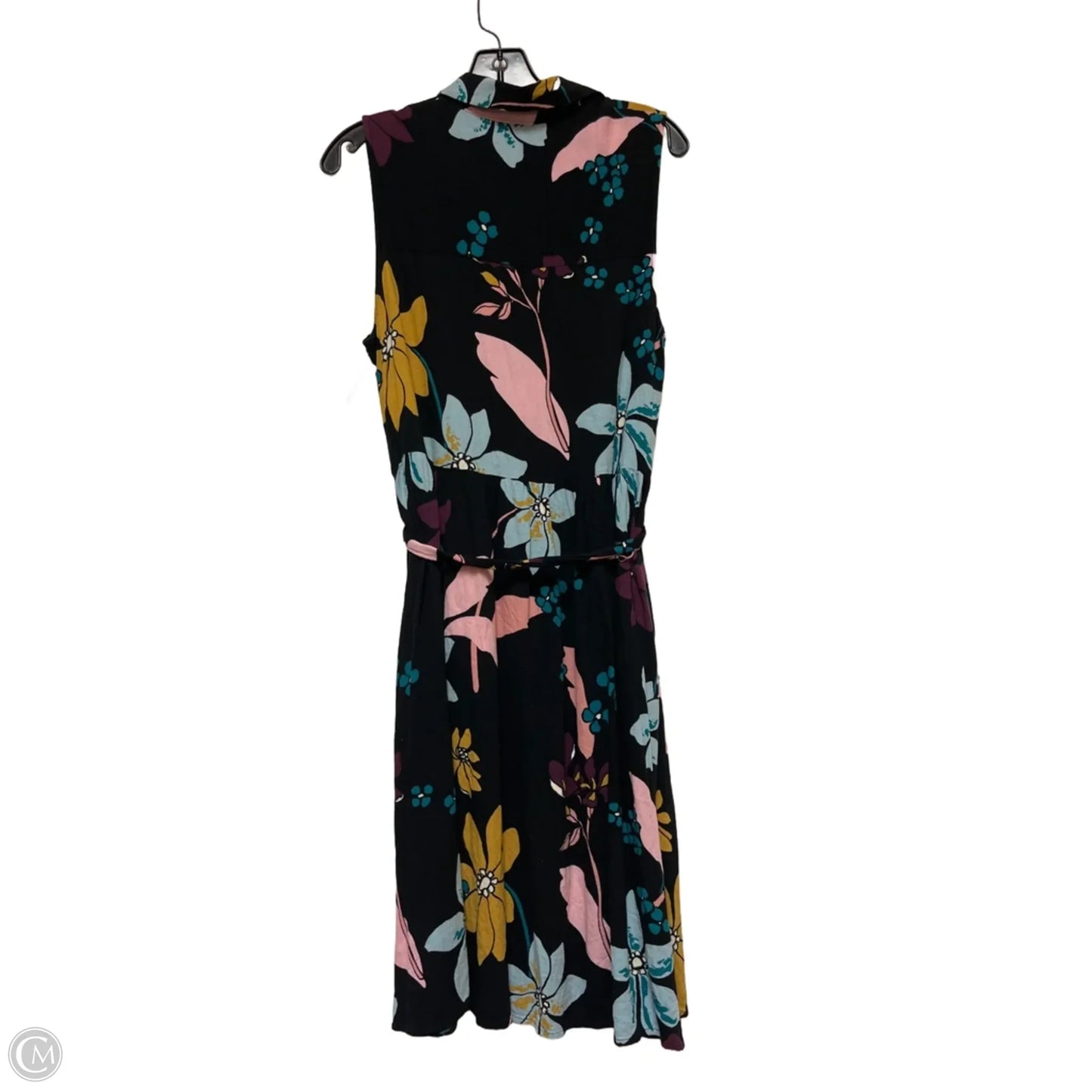 Dress Casual Midi By Who What Wear In Floral Print, Size: L