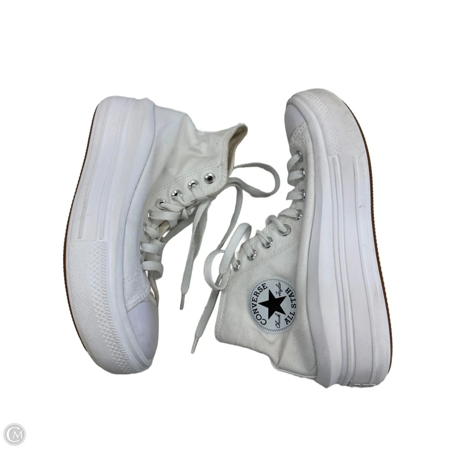 Shoes Sneakers Platform By Converse In White, Size: 8.5