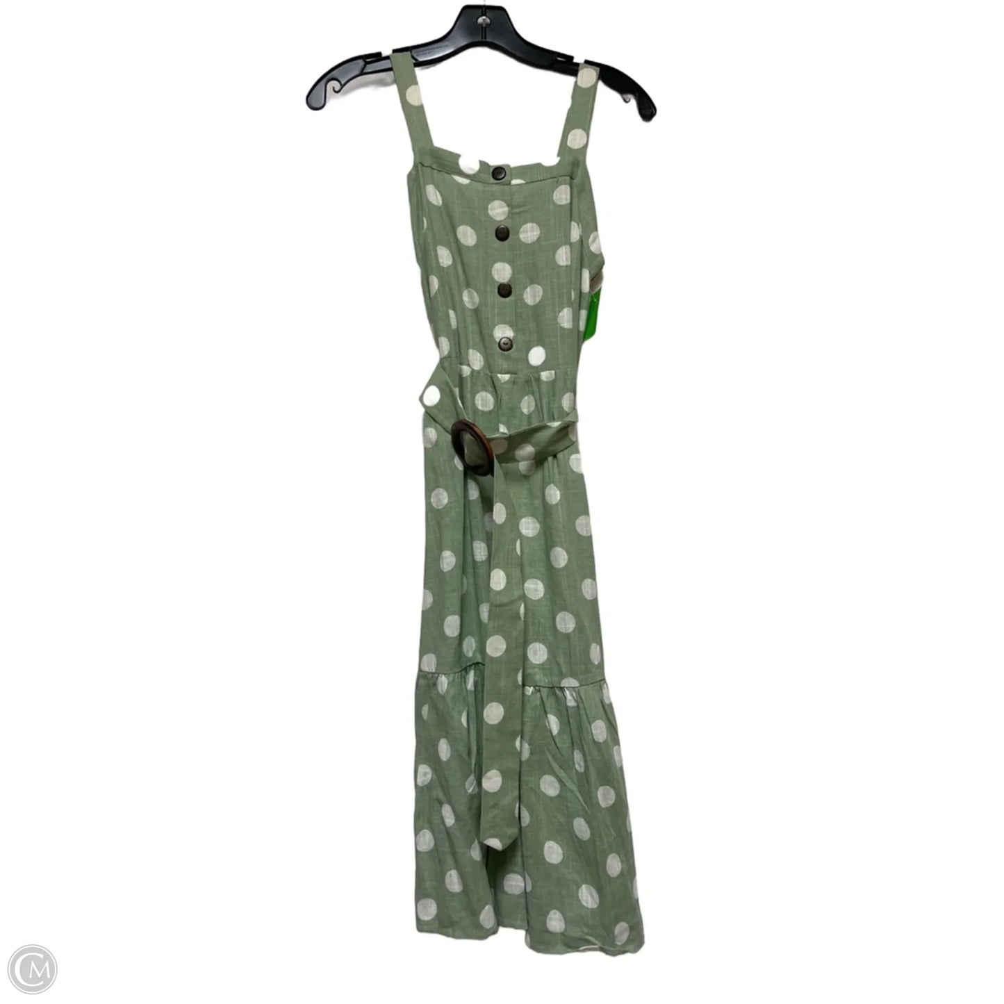 Dress Casual Short By Monteau In Polkadot Pattern, Size: M