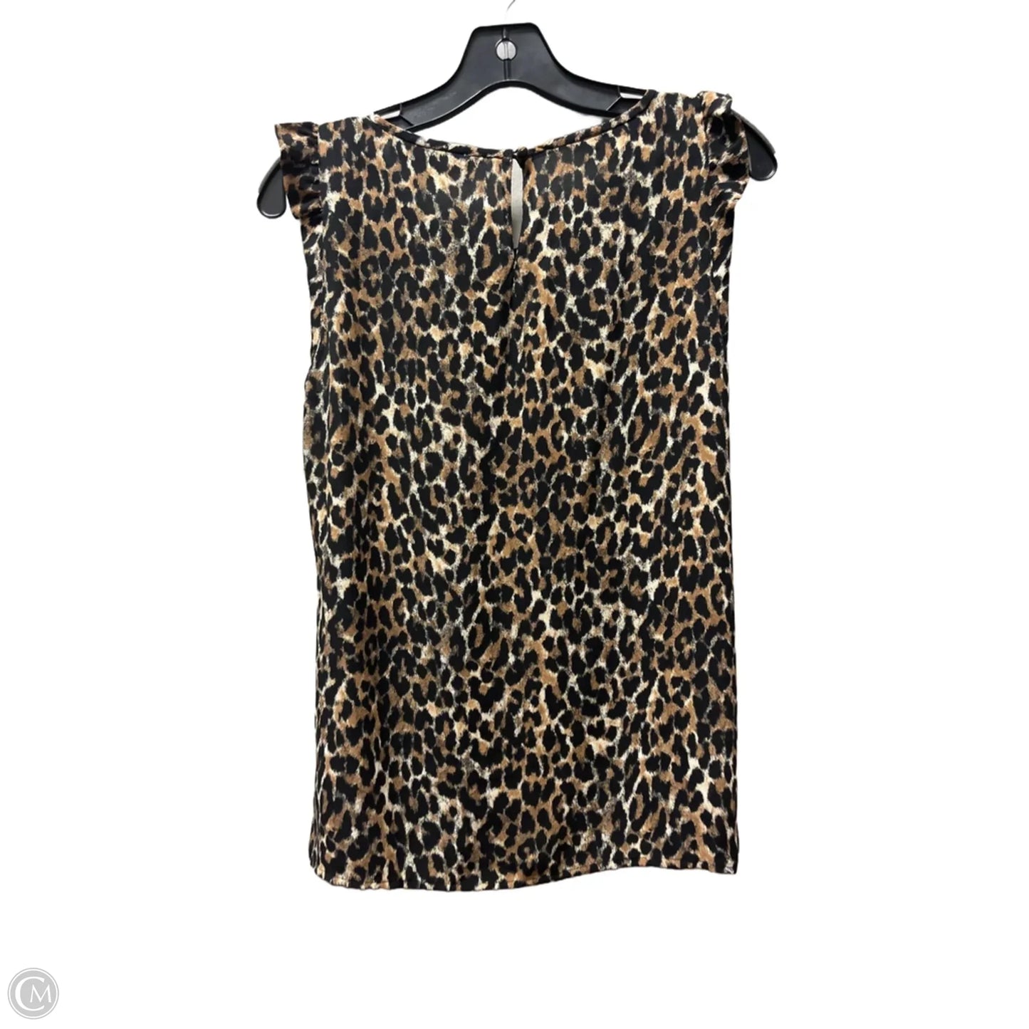 Top Sleeveless By Loft In Animal Print, Size: S
