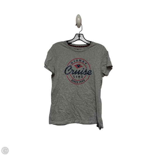 Top Short Sleeve Basic By Disney Store In Grey, Size: L