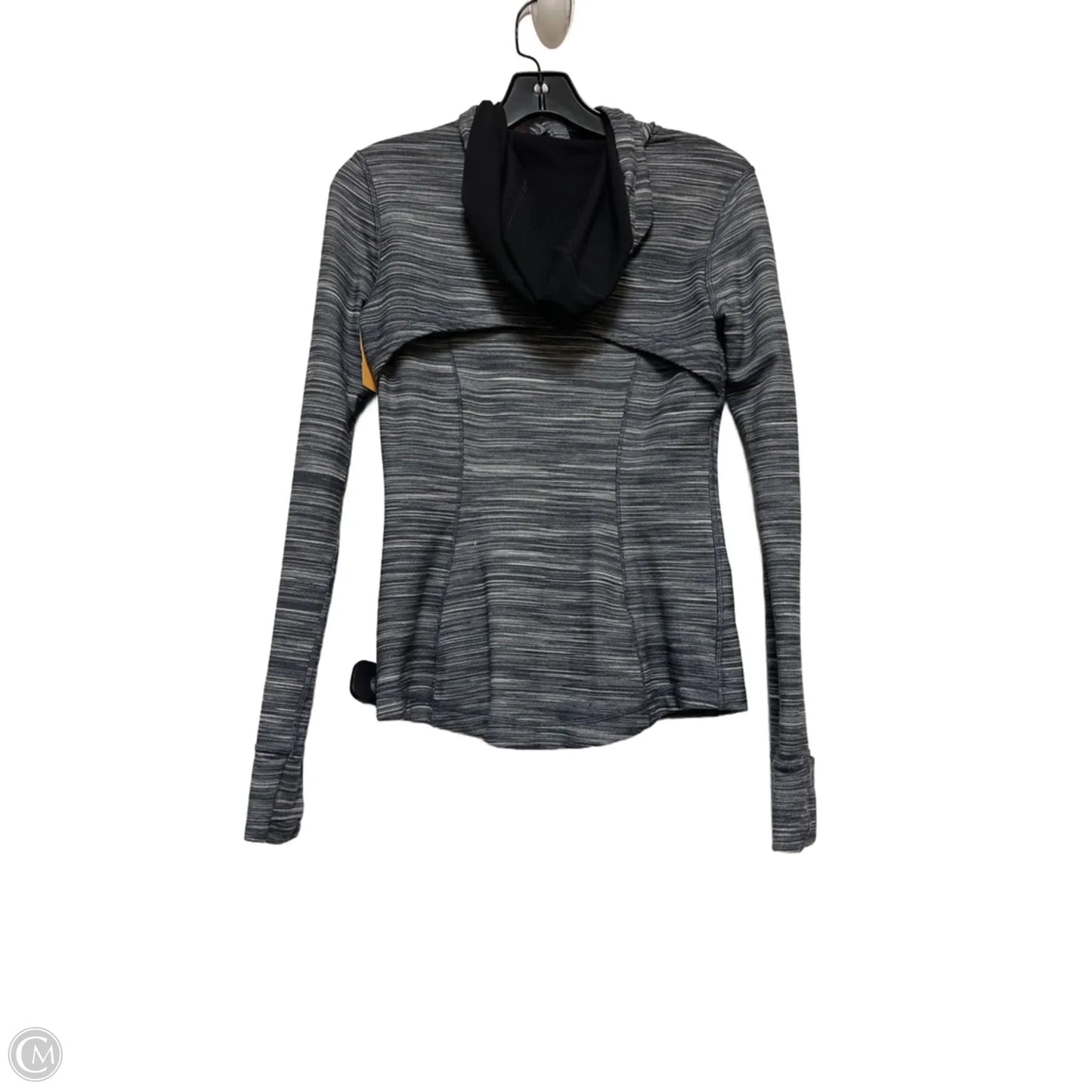 Athletic Jacket By Lululemon In Grey, Size: 6