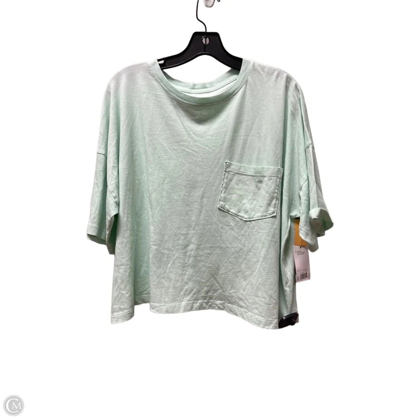 Top Short Sleeve Basic By So In Green, Size: Xl