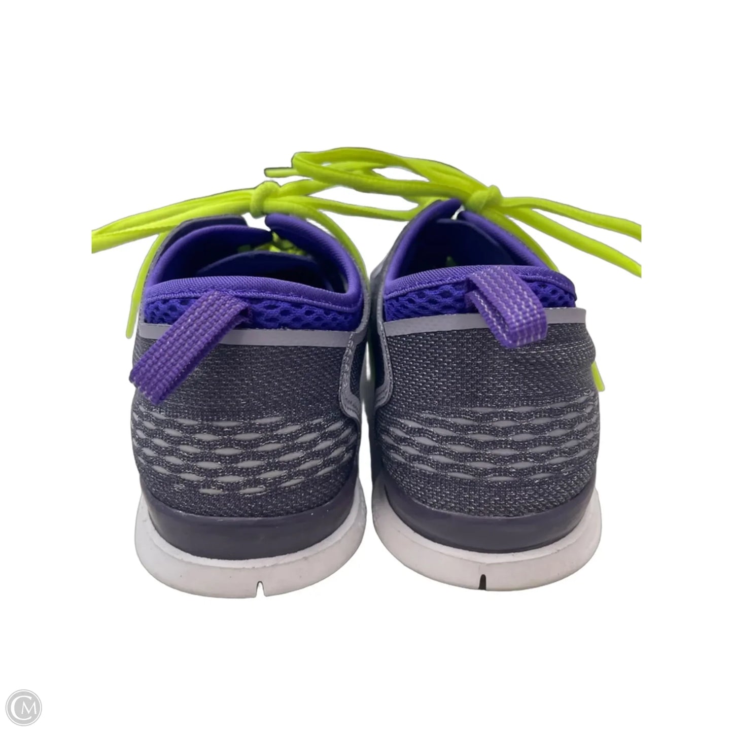 Shoes Athletic By Nike In Purple & Yellow, Size: 7.5