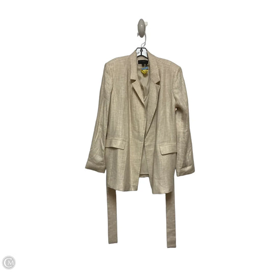 Blazer By Donna Karan In Cream, Size: Xl