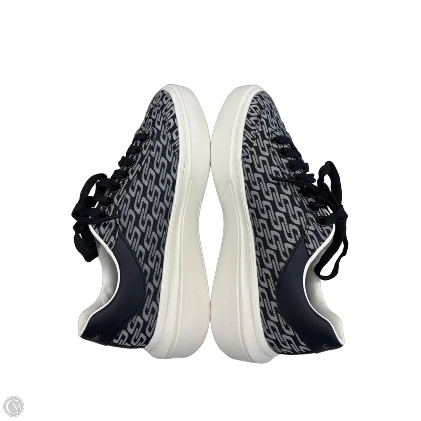 Shoes Sneakers By Skechers In Black & Grey, Size: 9