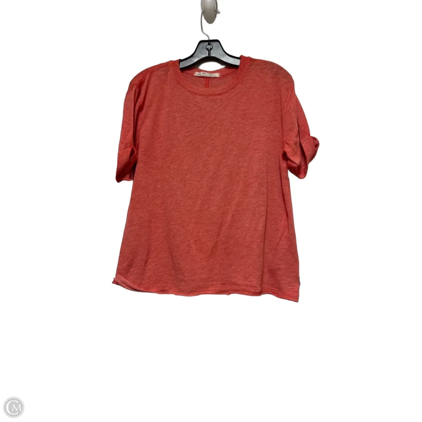 Top Short Sleeve Basic By We The Free In Orange, Size: Xs