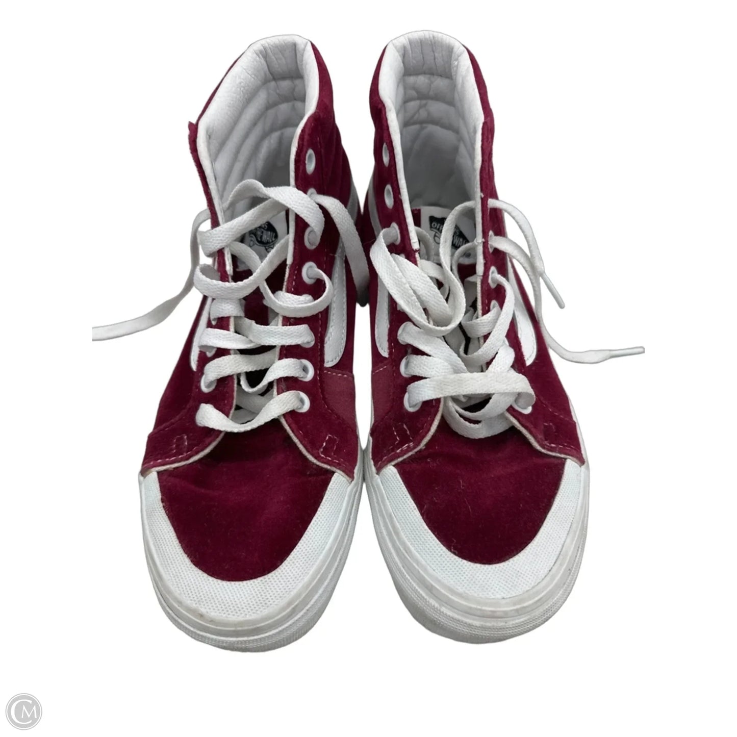 Shoes Sneakers By Vans In Red, Size: 6.5