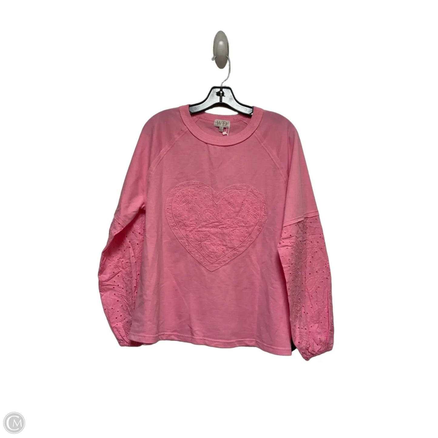 Top Long Sleeve By Clothes Mentor In Pink, Size: S