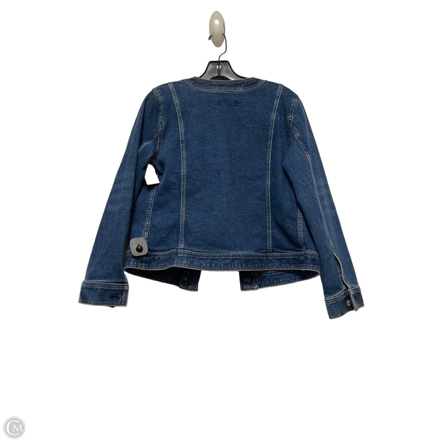Jacket Denim By Talbots In Blue Denim, Size: Mp