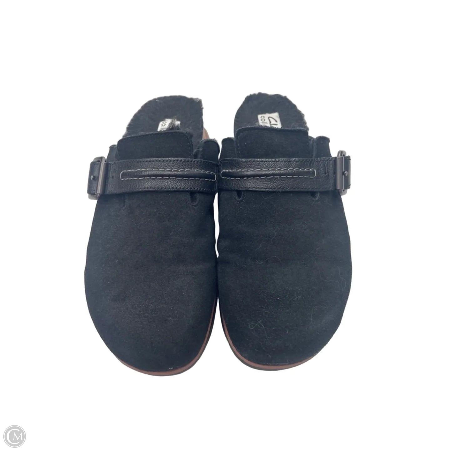Shoes Flats By Clarks In Black, Size: 8