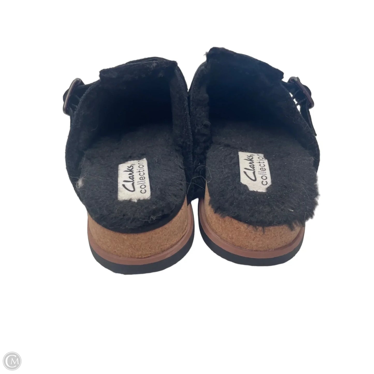 Shoes Flats By Clarks In Black, Size: 8