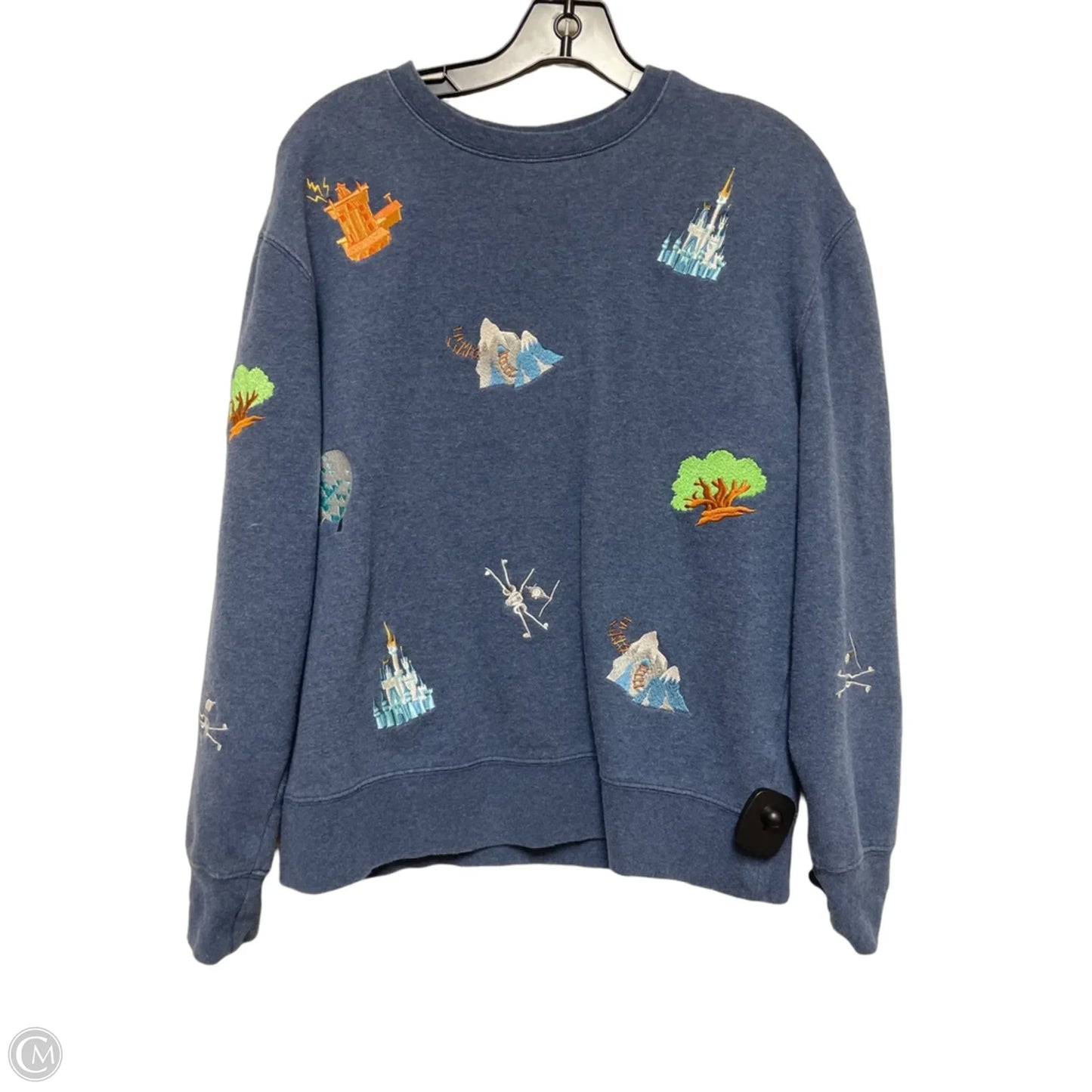 Sweatshirt Crewneck By Disney Store In Navy, Size: S