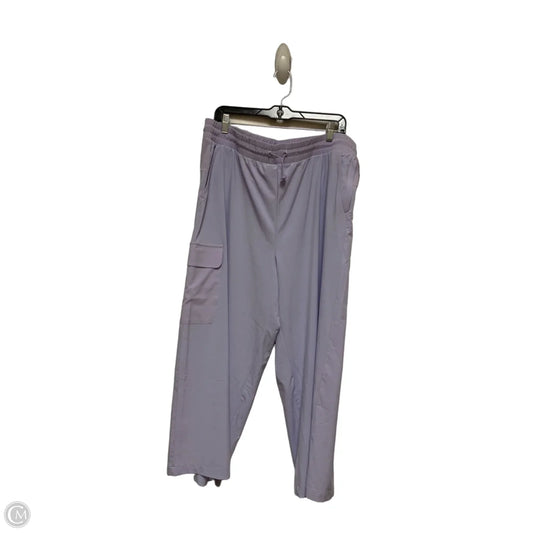 Athletic Pants By Talbots In Purple, Size: Xl