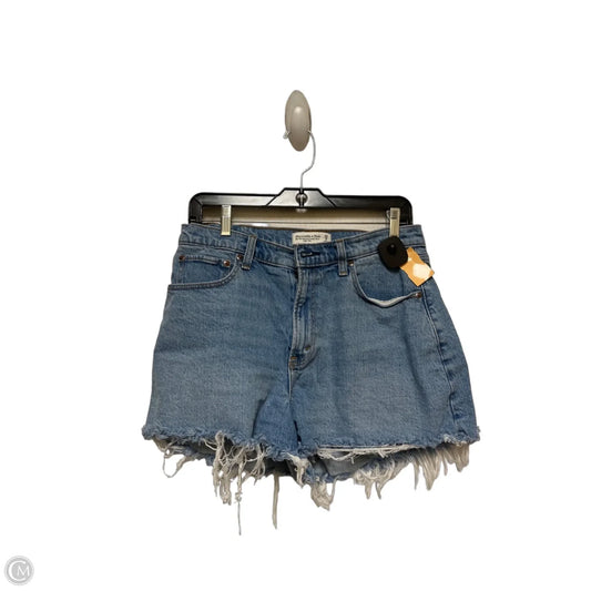 Shorts By Abercrombie And Fitch In Blue Denim, Size: 8