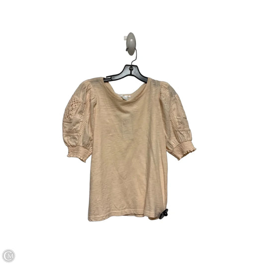 Top Short Sleeve By Design History In Pink, Size: S