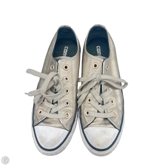 Shoes Sneakers By Converse In Gold, Size: 6