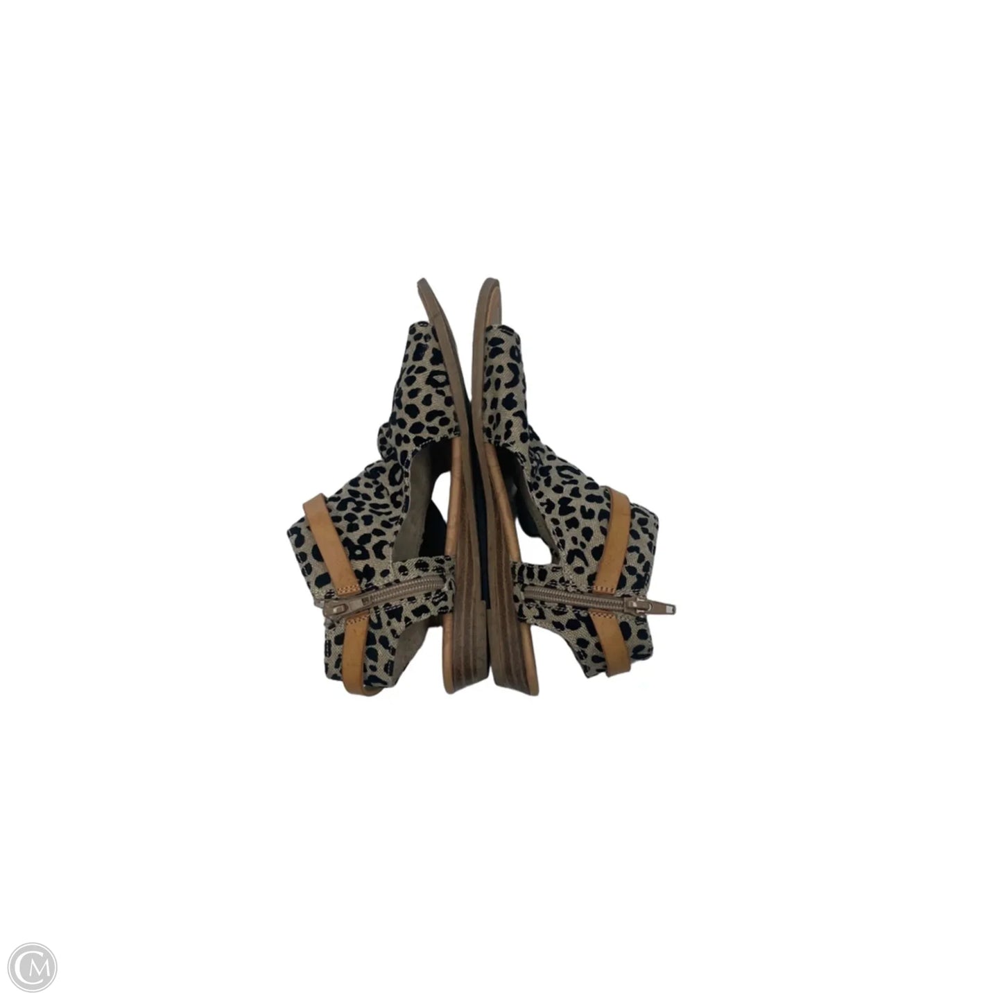 Sandals Flats By Blowfish In Animal Print, Size: 7.5