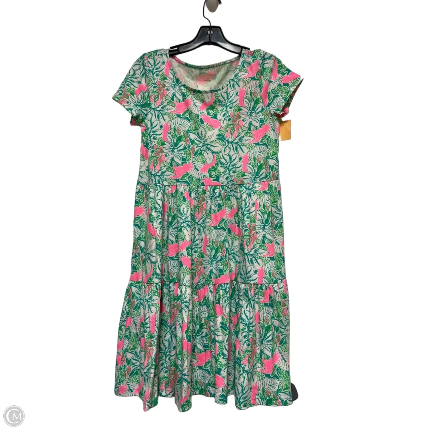 Dress Designer By Lilly Pulitzer In Tropical Print, Size: Xs