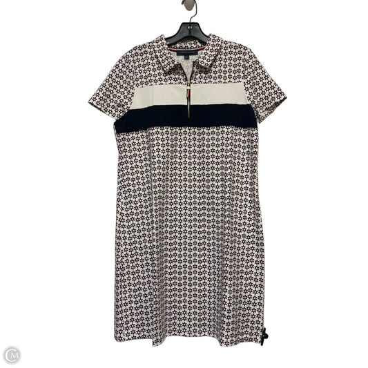 Dress Casual Short By Tommy Hilfiger In Blue & Red & White, Size: L