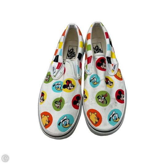 Shoes Flats By Vans In Multi-colored, Size: 9.5