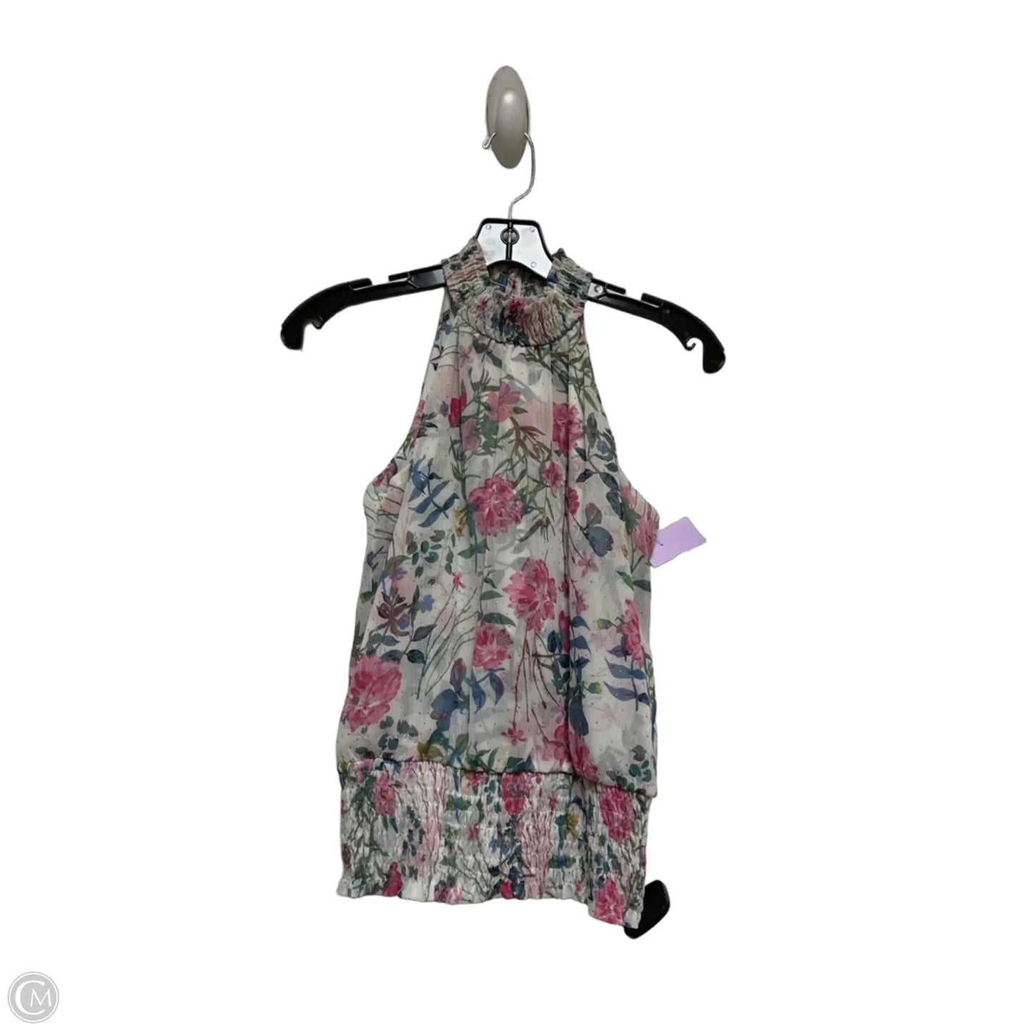 Top Sleeveless By Inc In Floral Print, Size: Xs