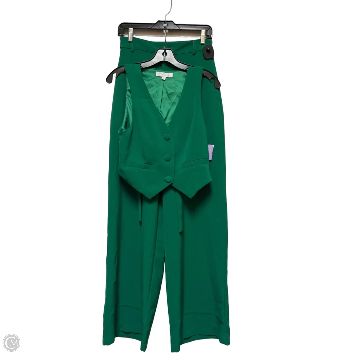 Pants Set 2pc By Sugar Lips In Green, Size: 4