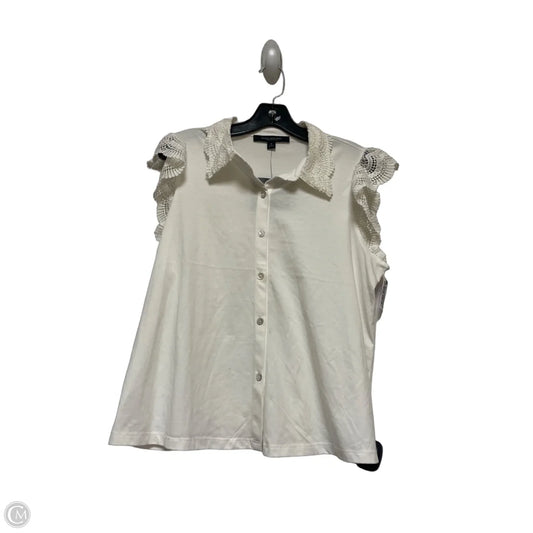 Top Sleeveless By Marc New York In Cream, Size: M