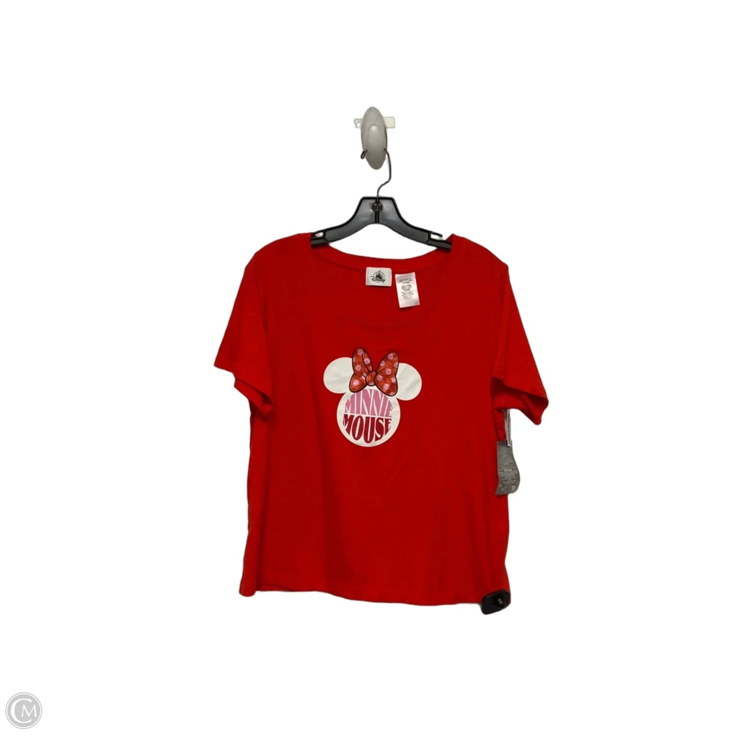 Top Short Sleeve By Disney Store In Red, Size: S