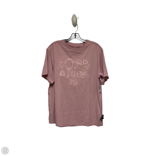 Top Short Sleeve Basic By Disney Store In Pink, Size: S