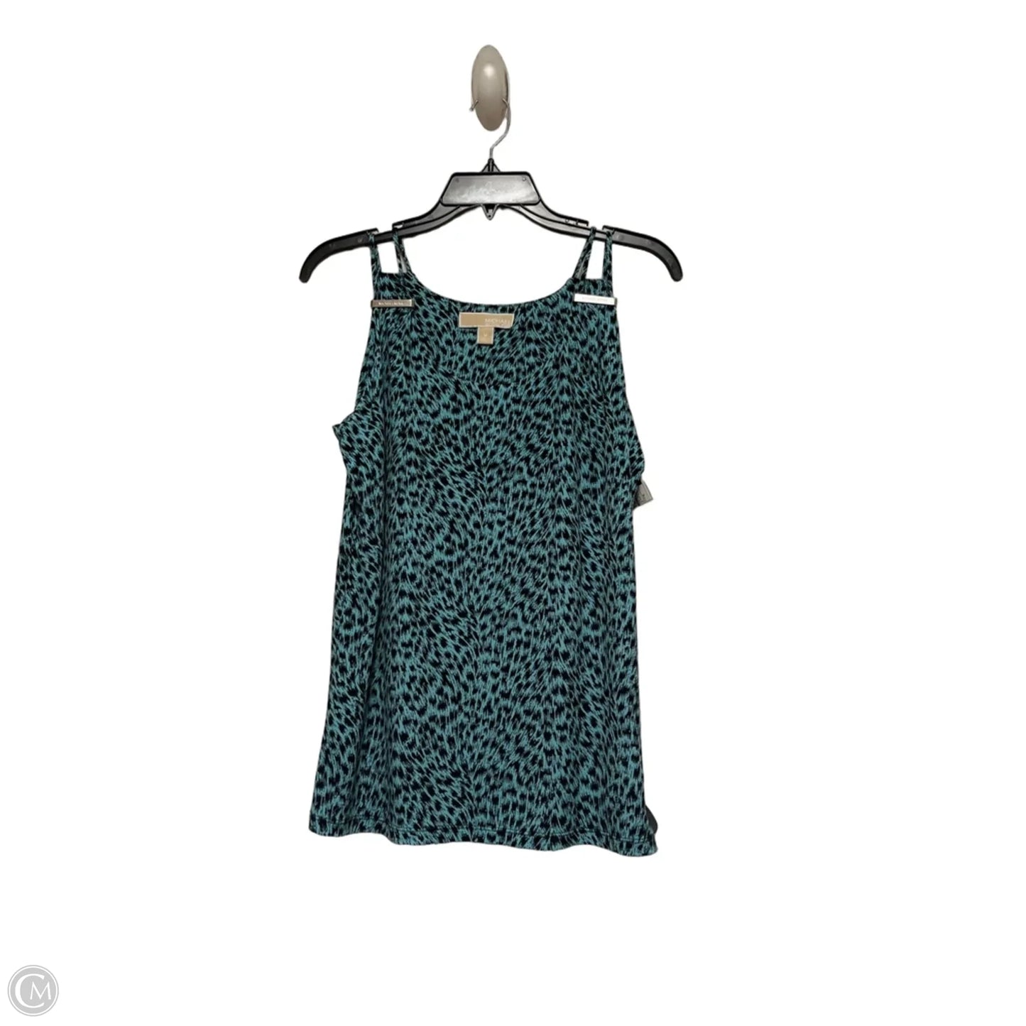 Top Sleeveless By Michael By Michael Kors In Black & Blue, Size: M