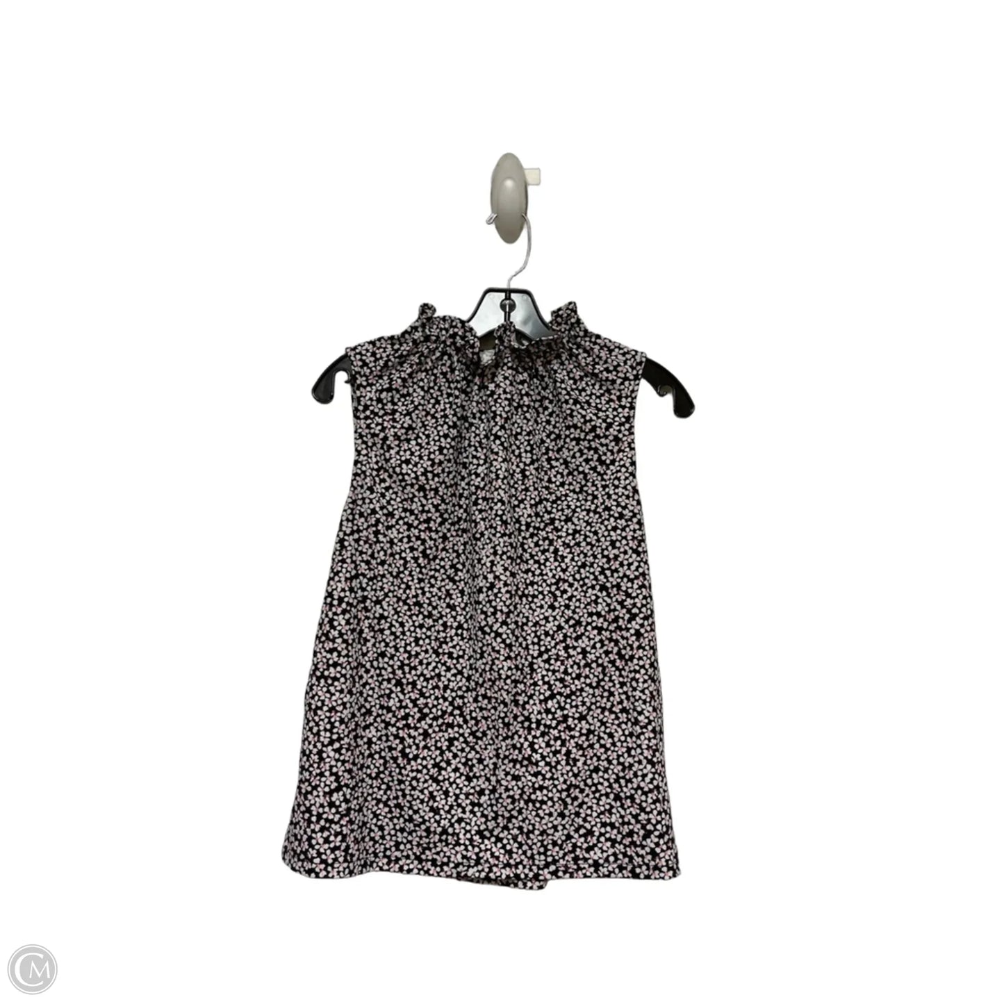 Top Sleeveless By Ann Taylor In Black & White, Size: S