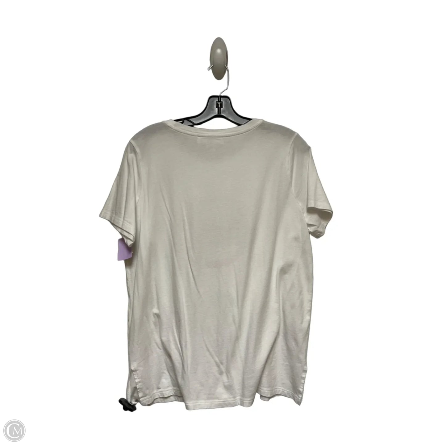 Top Short Sleeve Basic By Michael By Michael Kors In White, Size: L