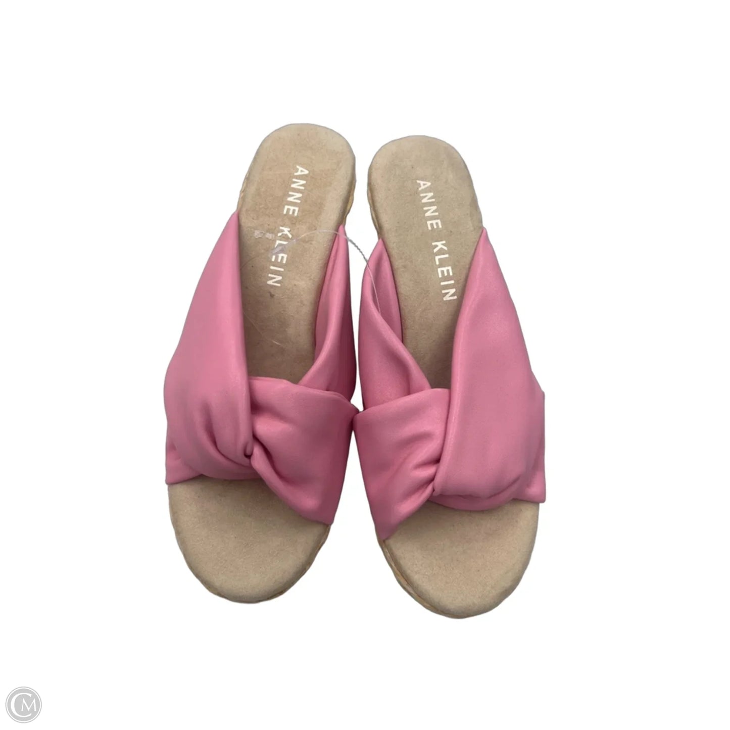 Sandals Heels Wedge By Anne Klein In Pink, Size: 7