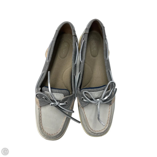 Shoes Flats By Sperry In Grey, Size: 8