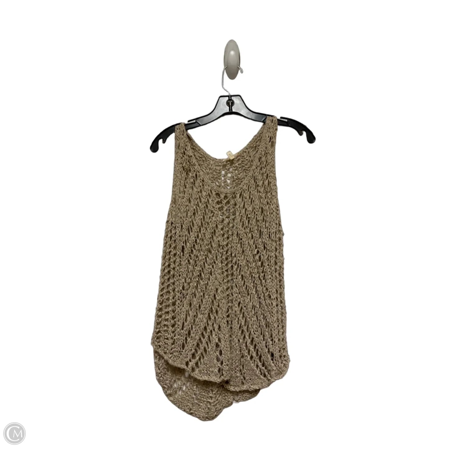 Top Sleeveless By Eileen Fisher In Tan, Size: L