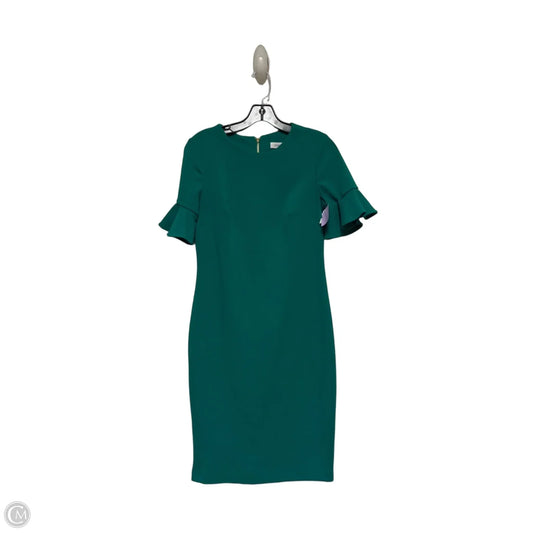 Dress Casual Short By Calvin Klein In Green, Size: S