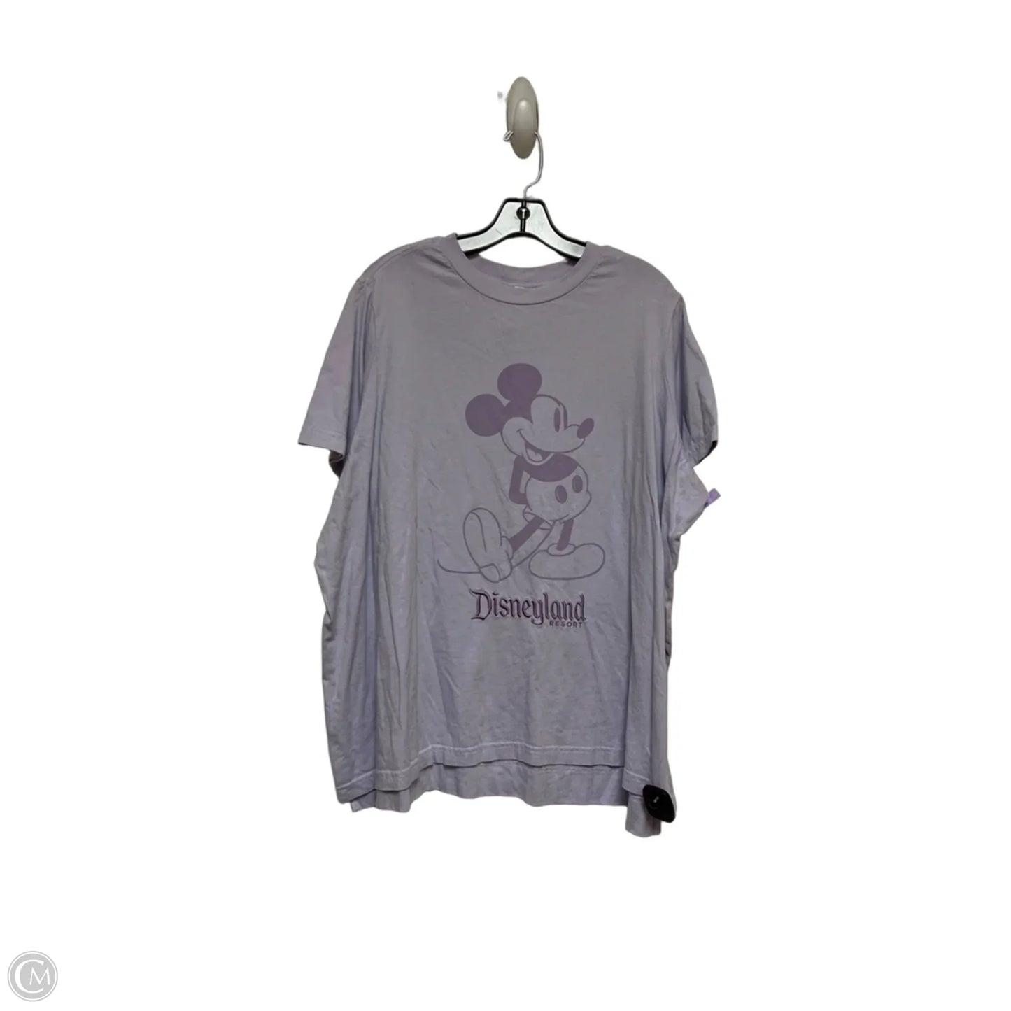 Top Short Sleeve By Disney Store In Purple, Size: 1x