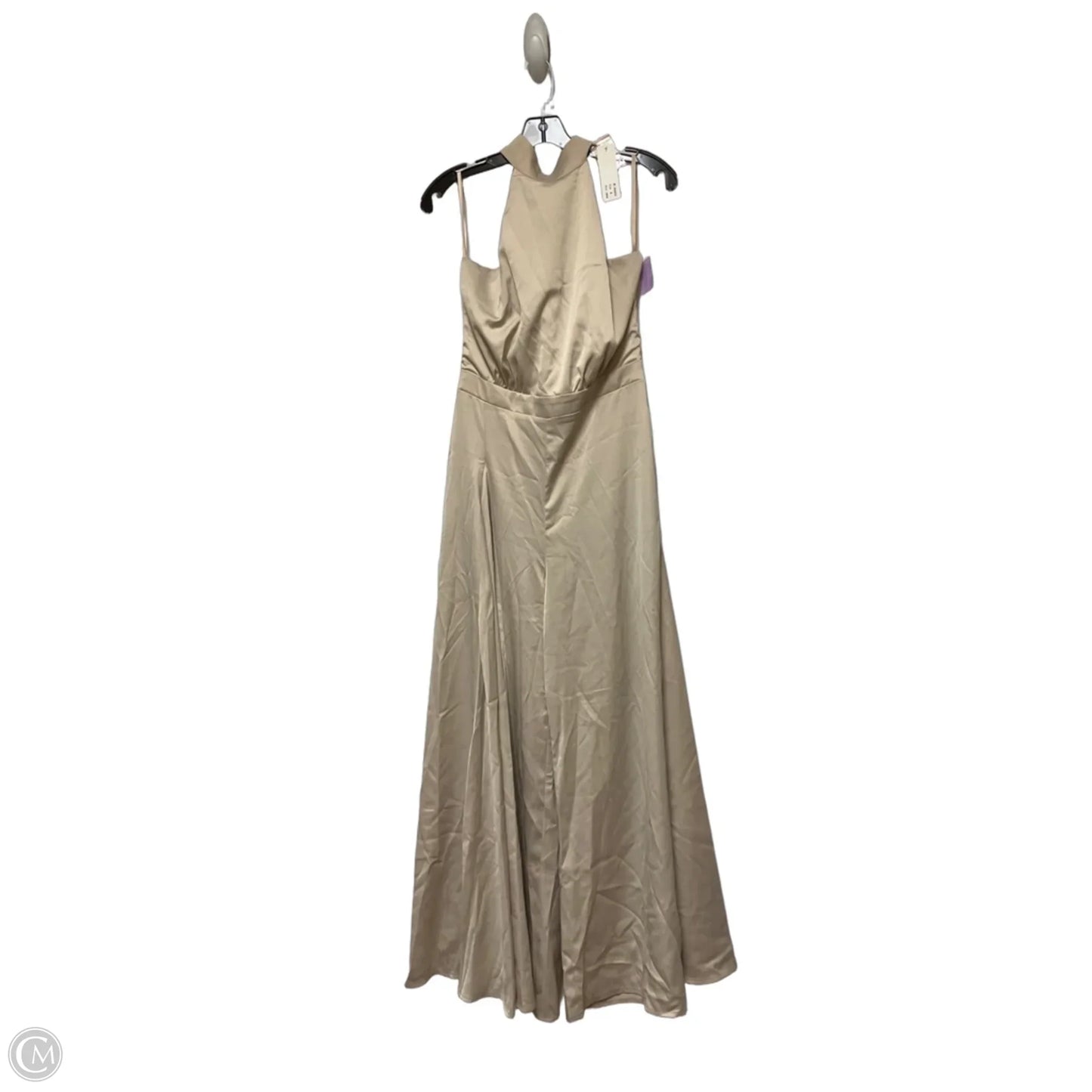 Jumpsuit By Clothes Mentor In Beige, Size: M
